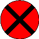 Echt, Rood met zwart kruis Echt, Rood met zwart kruis