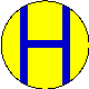 Heythuysen (Oud), Geel met een blauwe Heythuysen (Oud), Geel met een blauwe