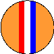 Zeist (oud), Oranje met rood-wit-blauwe strepen over het midden Zeist (oud), Oranje met rood-wit-blauwe strepen over het midden