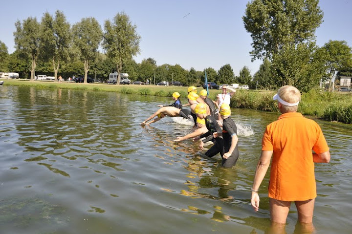 Junioren zwemstart
