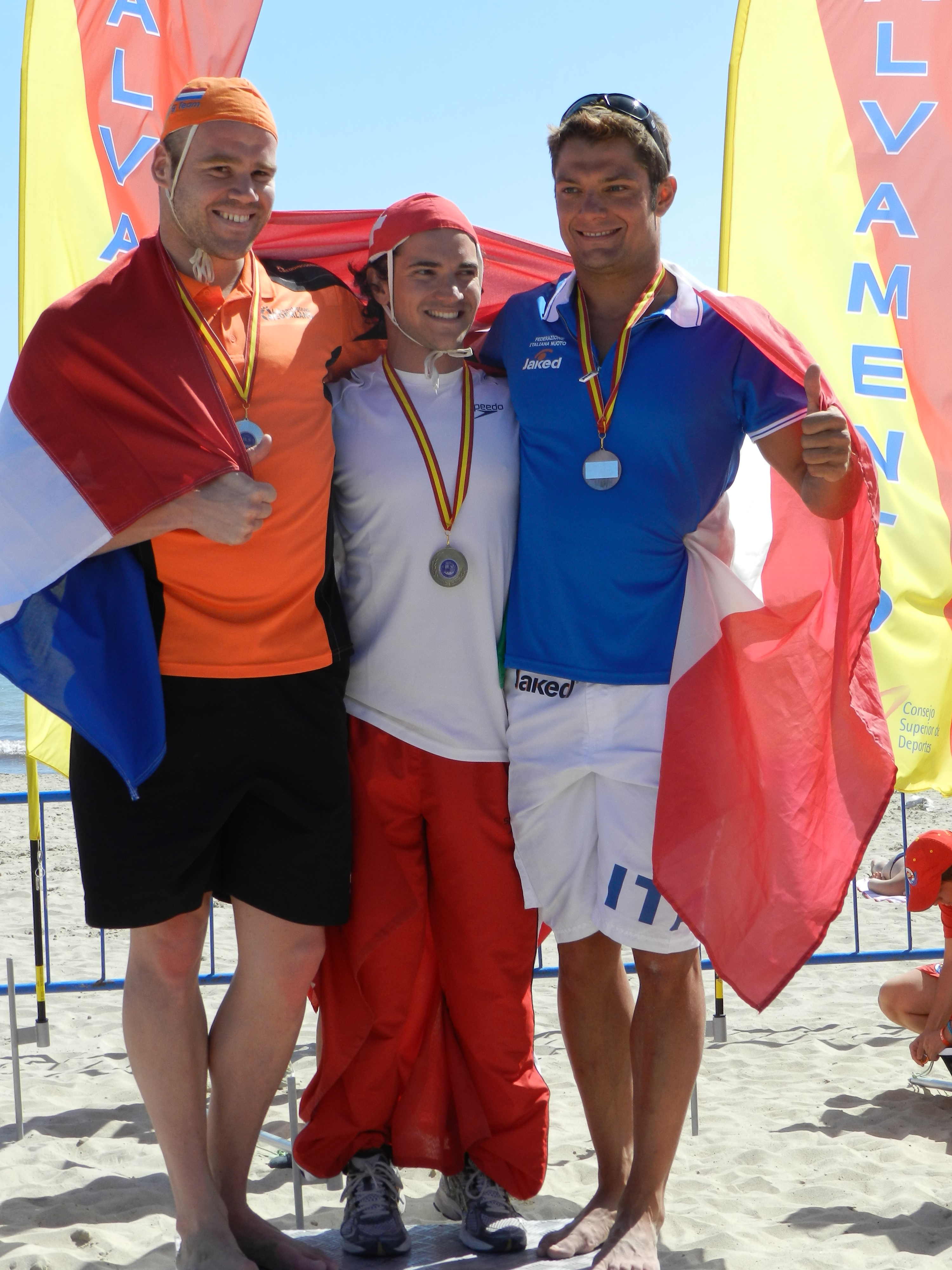 Robert zilver op Beachflags!