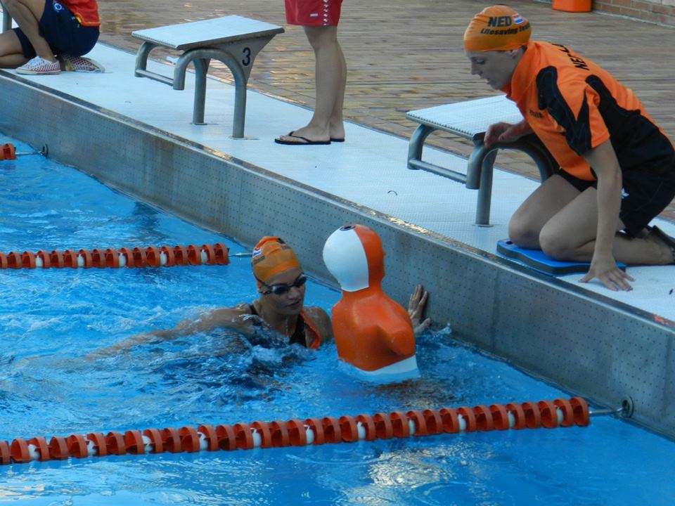 Kitty in actie namens Nederland op de EK 2011 in Alicante.
