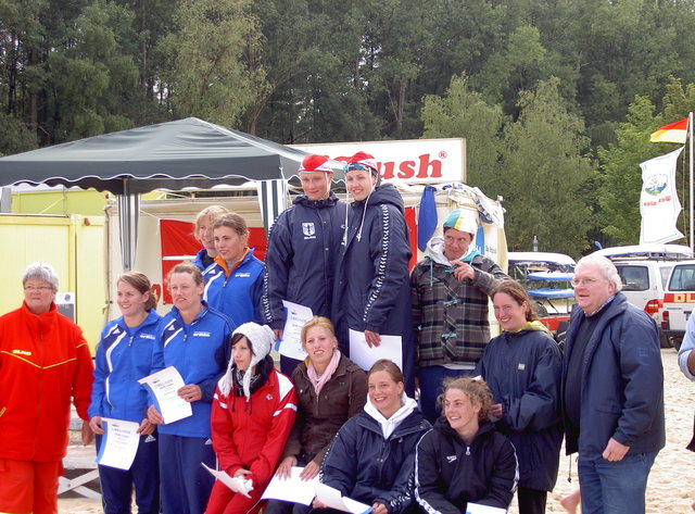 Rescue Tube podium dames Rescue Tube podium dames