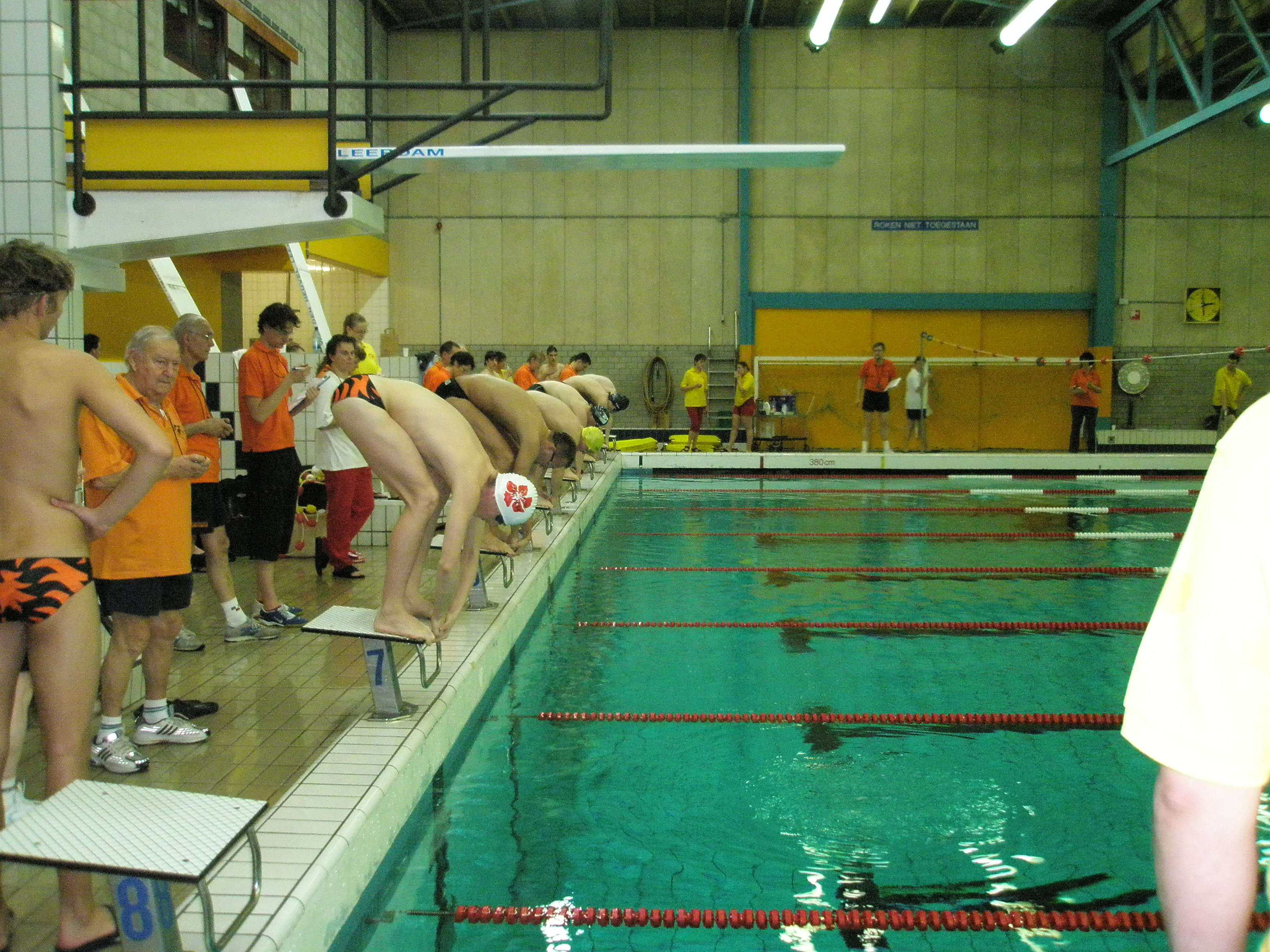 Martin aan de start Martin aan de start