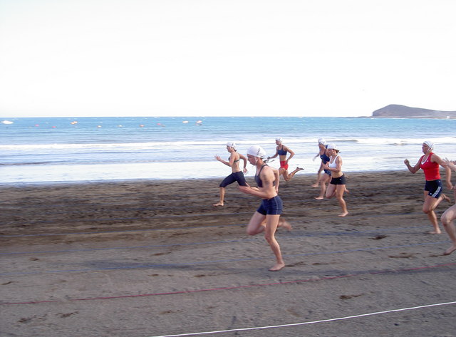 Anneloes Peulen onderweg naar Beach Sprint goud Anneloes Peulen onderweg naar Beach Sprint goud