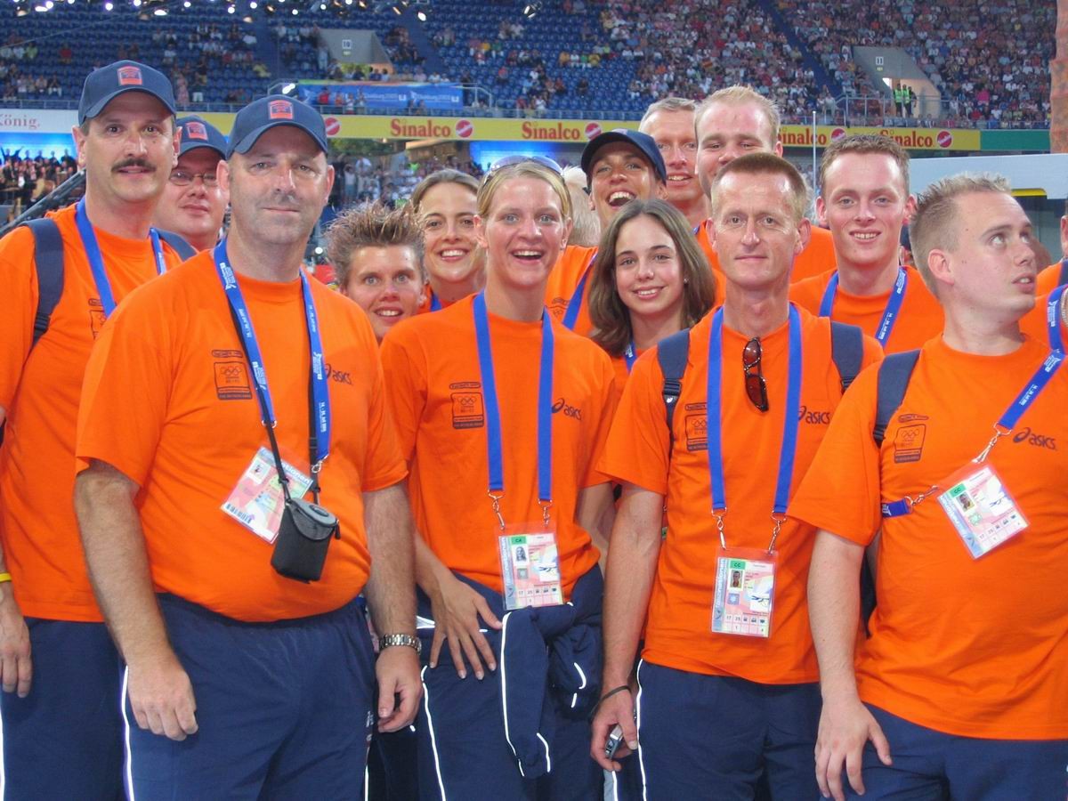 Sandra Temmerman (midden) Opening World Games 2005 Sandra Temmerman (midden) Opening World Games 2005