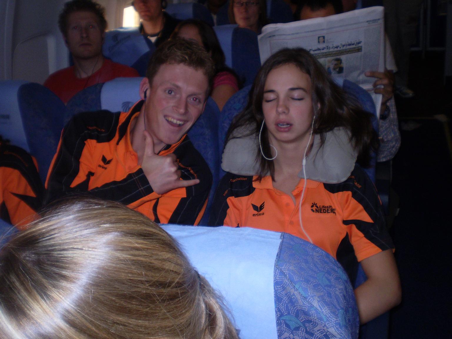 Anneloes vond dat de vlucht maar kort duude, en Ollie weet ook waarom!
