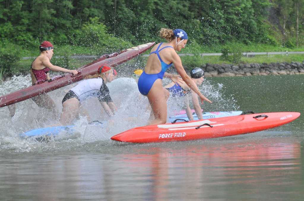 Board Race start dames
